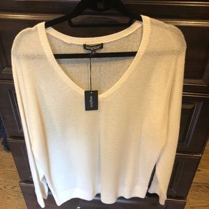 New with tags ivory cashmere sweater